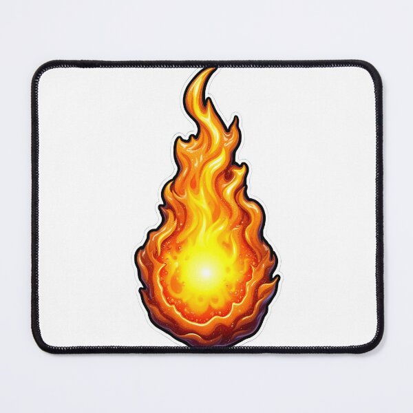 Item preview, Vibrant Cosmic Flame Sticker Design designed and sold by Thread-Verse.