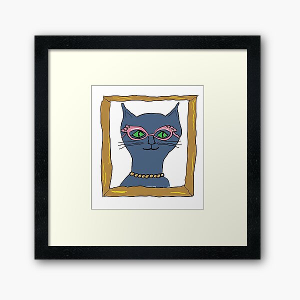 Item preview, Mildred the cat designed and sold by Joyride Art and Design UK.