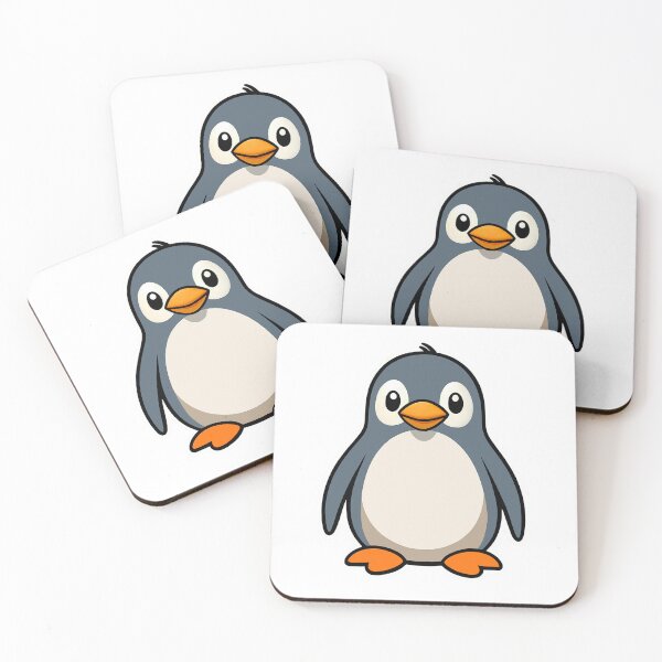 Item preview, A whimsical flat cartoon style penguin sticker. designed and sold by IaroslavB.