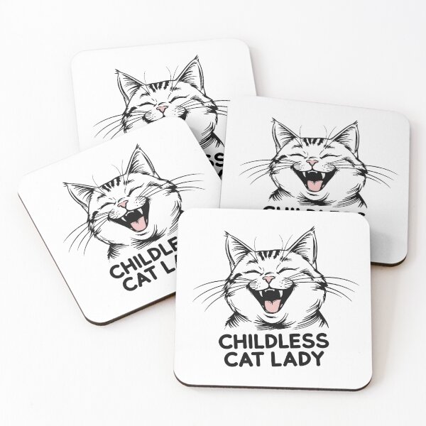 Item preview, Childless Cat Lady The Only Audience That Matters Is My Laughing Cats designed and sold by postprocess.