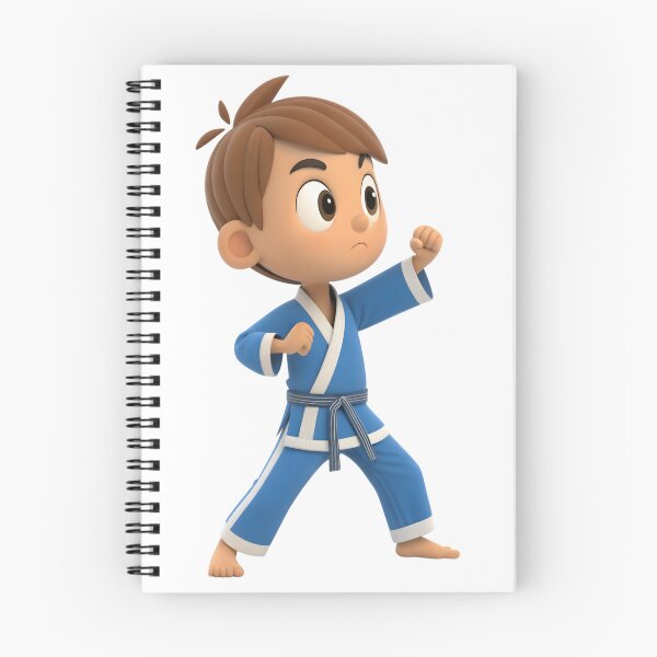 Item preview, 3d cartoon boy in karate gi designed and sold by DuskTillDown.