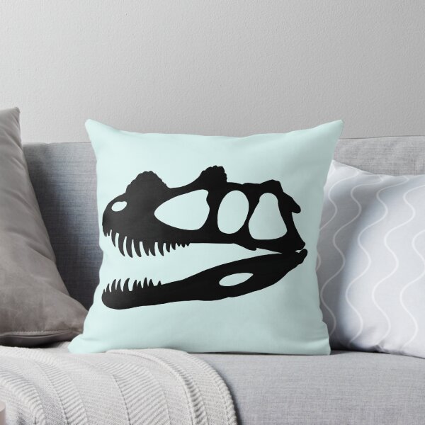 Item preview, Ceratosaurus Fossil Skull Silhouette - Black designed and sold by Noktivus.
