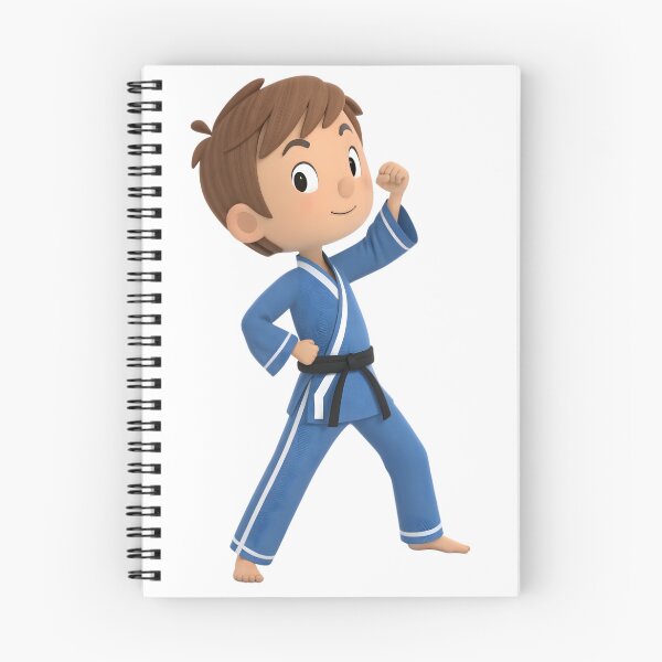 Item preview, 3d cartoon boy in karate gi designed and sold by DuskTillDown.
