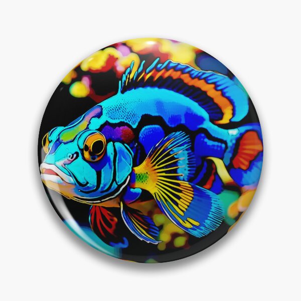 Item preview, Mandarin fish Synchiropus splendidus designed and sold by Helios Be. Lavsh.