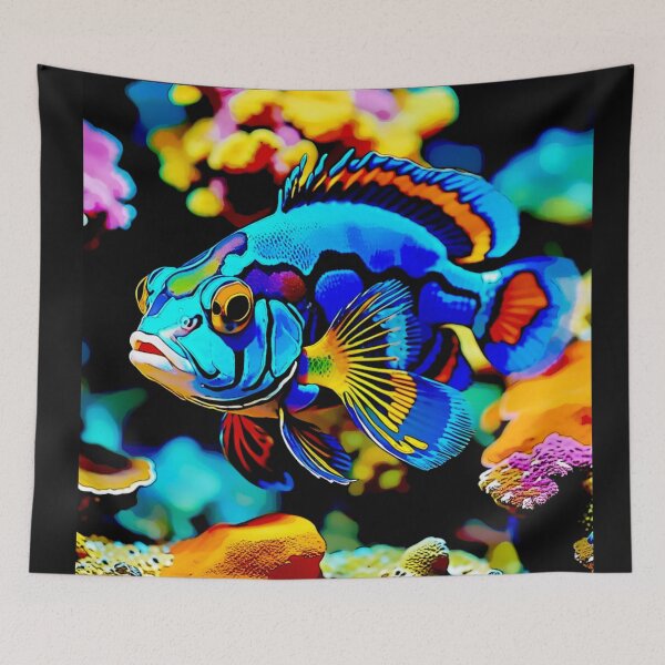Item preview, Mandarin fish Synchiropus splendidus  designed and sold by Helios Be. Lavsh.