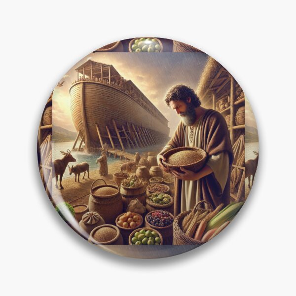 Item preview, "Gathering Provisions for the Ark" – Genesis 6:21 Verse: Genesis 6:21 (KJV) designed and sold by Meta2Physical.