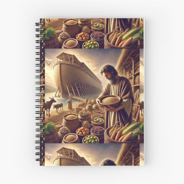 Item preview, "Gathering Provisions for the Ark" – Genesis 6:21 Verse: Genesis 6:21 (KJV) designed and sold by Meta2Physical.