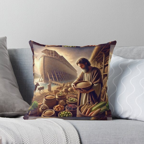 Item preview, "Gathering Provisions for the Ark" – Genesis 6:21 Verse: Genesis 6:21 (KJV) designed and sold by Meta2Physical.