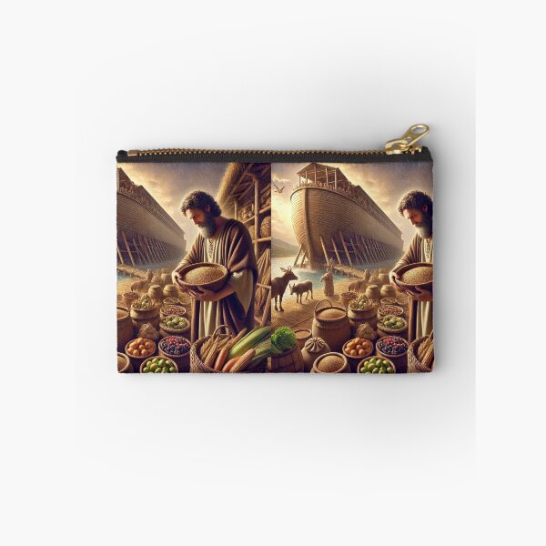 Item preview, "Gathering Provisions for the Ark" – Genesis 6:21 Verse: Genesis 6:21 (KJV) designed and sold by Meta2Physical.