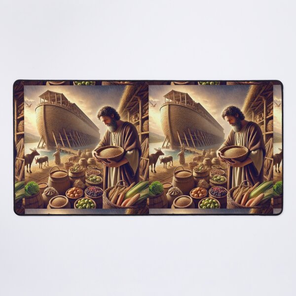 Item preview, "Gathering Provisions for the Ark" – Genesis 6:21 Verse: Genesis 6:21 (KJV) designed and sold by Meta2Physical.