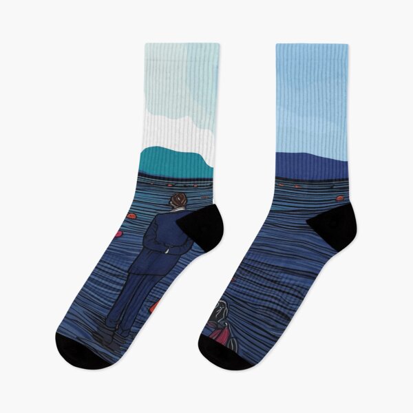 Item preview, sea coast man  woman designed and sold by Macajuba Design .