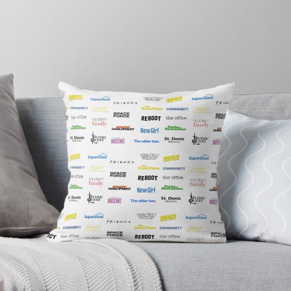 Item preview, sitcoms logos mini stickers designed and sold by rilesweir.
