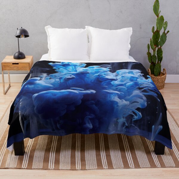 Item preview, Blue Nebula - Ethereal Ink Cloud designed and sold by anytka.