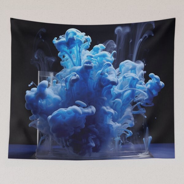 Item preview, Blue Nebula - Ethereal Ink Cloud designed and sold by anytka.
