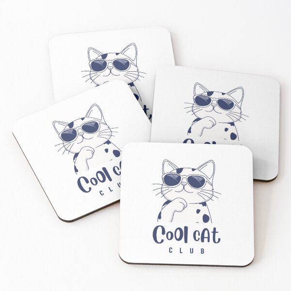 Item preview, cool cat club designed and sold by Hobsquable.