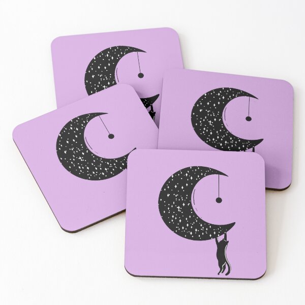 Item preview, Moonlit Whiskers - Soft Lavender designed and sold by MaryAura.