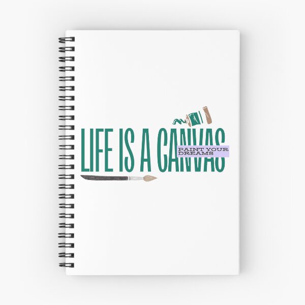 Item preview, Life is a canvas designed and sold by Diana Moreno.