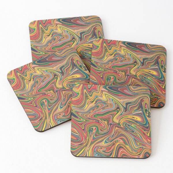 Item preview, Multicolor swirl trendy pattern designed and sold by cutecrazytshirt.
