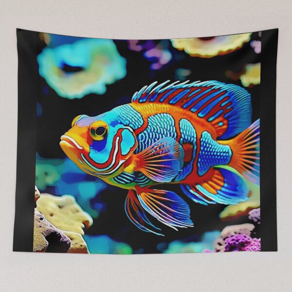 Item preview, Mandarin fish Synchiropus splendidus #2 designed and sold by Helios Be. Lavsh.
