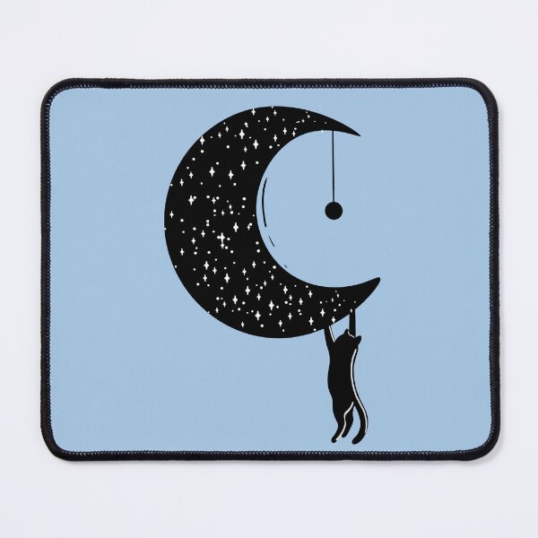 Item preview, Moonlit Whiskers - Baby Blue designed and sold by MaryAura.