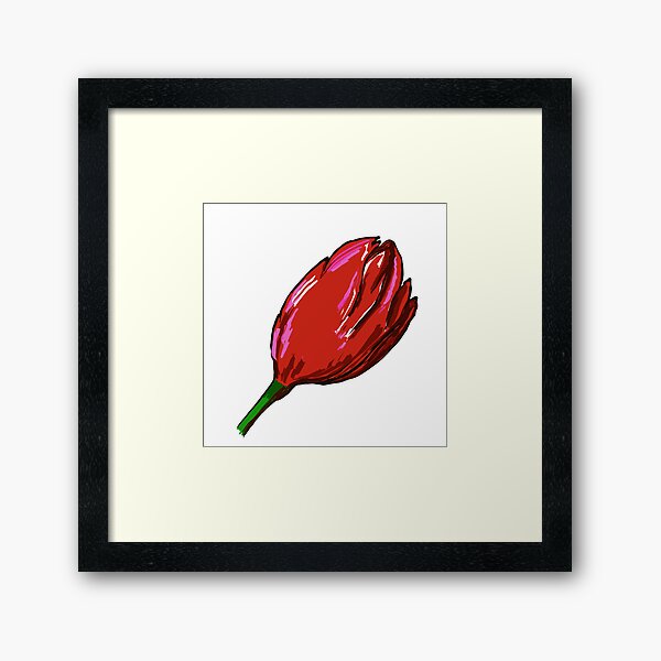 Item preview, Red tulip designed and sold by Joyride Art and Design UK.
