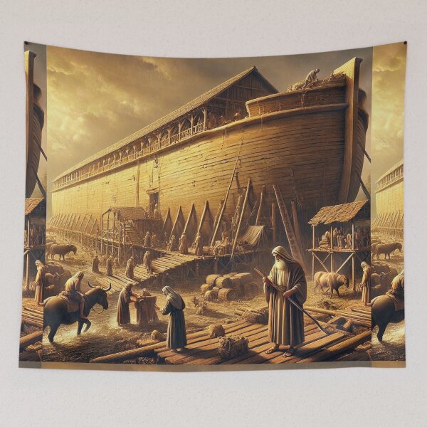 Item preview, "Thus Did Noah; According to All That God Commanded Him" – Noah's Obedience Verse: Genesis 6:22 (KJV) designed and sold by Meta2Physical.