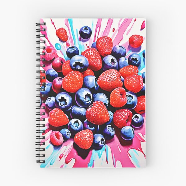 Item preview, Berry Blast: Fruity Fun designed and sold by Health And Fitness Posts e-Store.