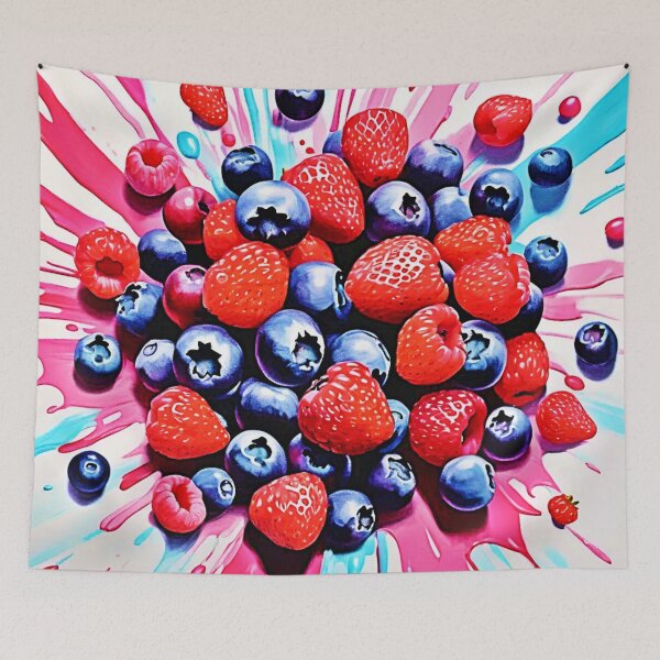 Item preview, Berry Blast: Fruity Fun designed and sold by Health And Fitness Posts e-Store.