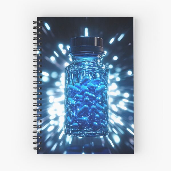 Item preview, Vibrant blue capsules in a container designed and sold by anytka.