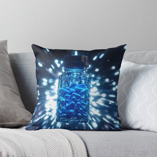Item preview, Vibrant blue capsules in a container designed and sold by anytka.