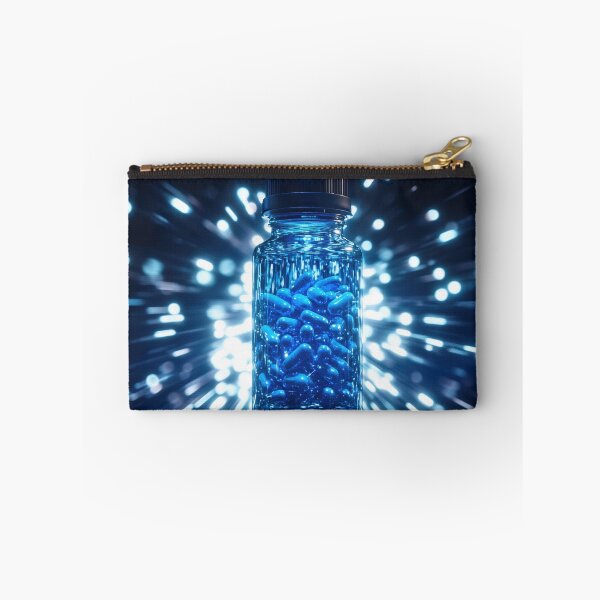 Item preview, Vibrant blue capsules in a container designed and sold by anytka.