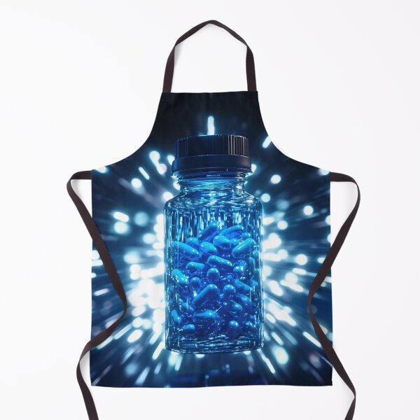 Item preview, Vibrant blue capsules in a container designed and sold by anytka.