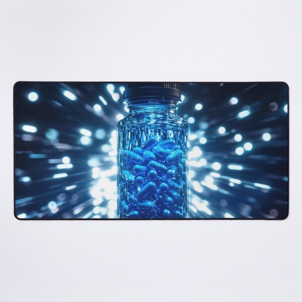 Item preview, Vibrant blue capsules in a container designed and sold by anytka.