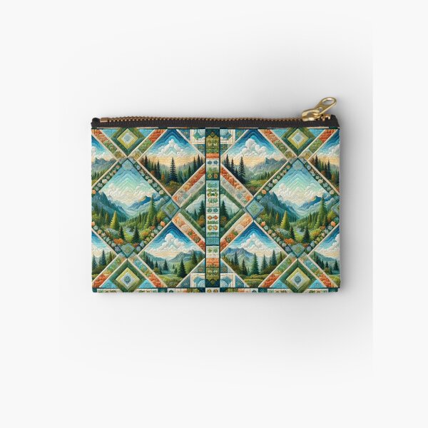 Item preview, Evergreen Horizon: Seamless Nature-Inspired Quilt designed and sold by Meta2Physical.