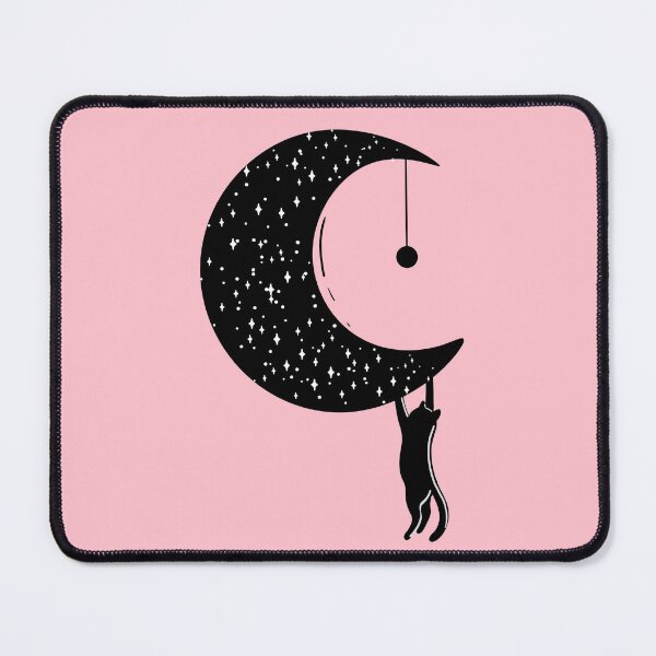 Item preview, Moonlit Whiskers - Blush Pink designed and sold by MaryAura.