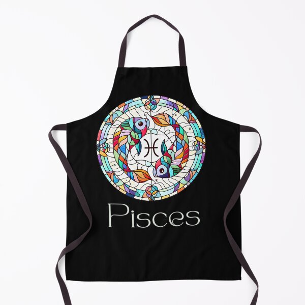 Artikelvorschau, Sternzeichen Fische - Sternzeichen Buntglas entworfen und verkauft von DreamsArtwear.