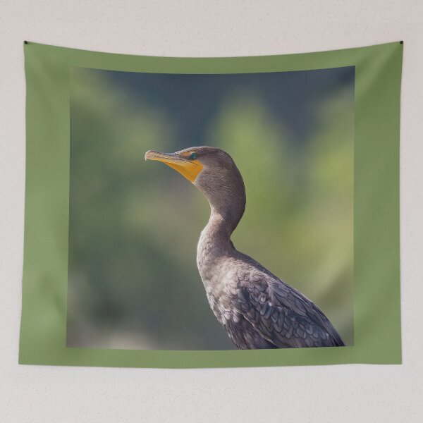 Item preview, Double-crested Cormorant Portrait designed and sold by CarolM.