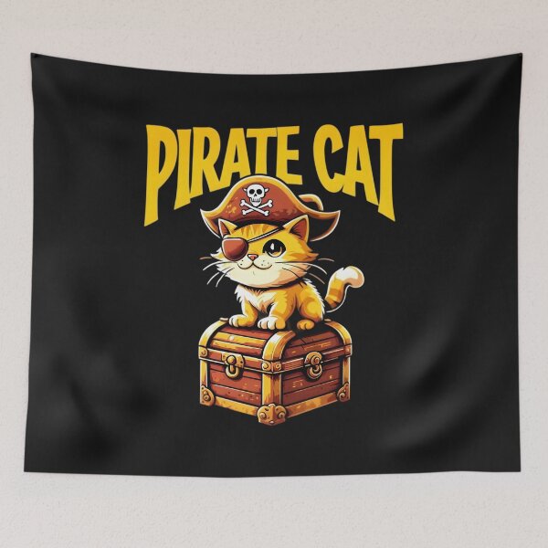 Artikelvorschau, Piratenkatze entworfen und verkauft von GogoGrove.