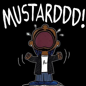 Aperçu de l'œuvre Mème vintage de Kendrick Lamar à la moutarde, Mème à la moutarde, Kendrick Lamar à la moutarde de MangaMannia