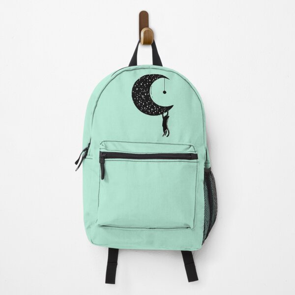 Item preview, Moonlit Whiskers - Mint Green designed and sold by MaryAura.