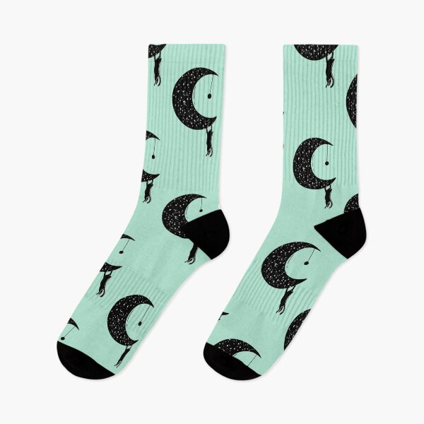 Item preview, Moonlit Whiskers - Mint Green designed and sold by MaryAura.