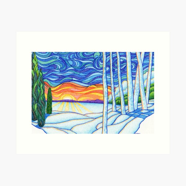 Item preview, Winter Sunset designed and sold by APL97.