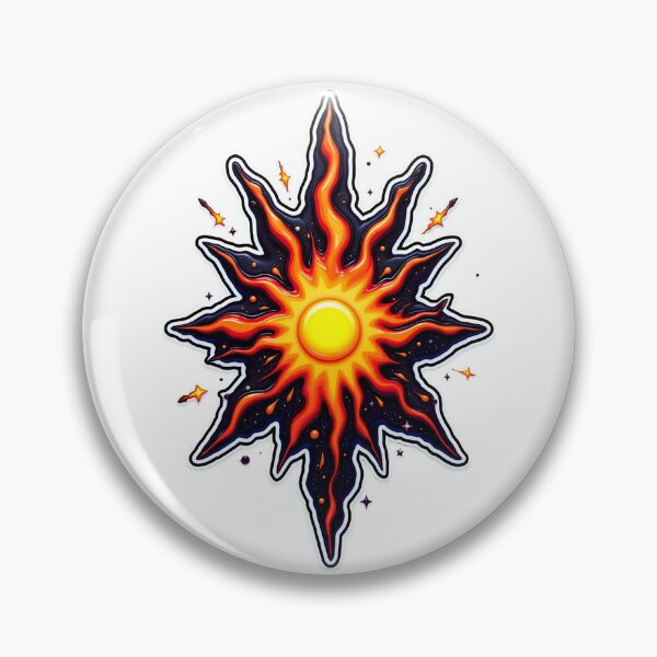 Item preview, Radiant Cosmic Sunburst Sticker designed and sold by Thread-Verse.