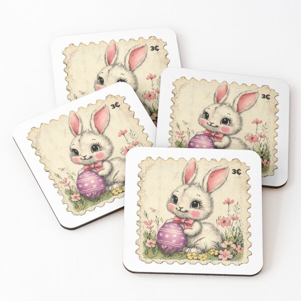 Item preview, Vintage Easter Stamp designed and sold by Inspired Life Creative.