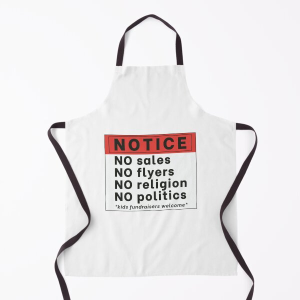 Item preview, No Soliciting Sales Flyers Religion Politics Allowed designed and sold by MoePark.