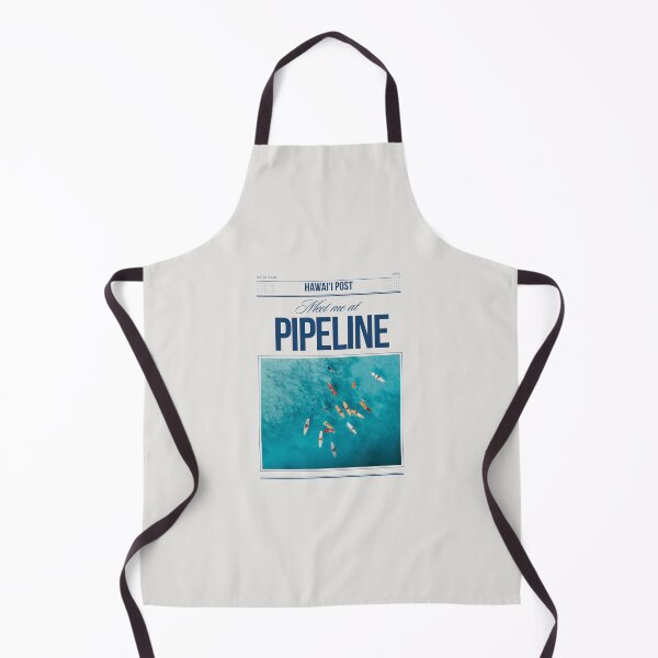 Item preview, Meet Me at Pipeline Coastal Newspaper Print designed and sold by Stickers by @molllyclare.