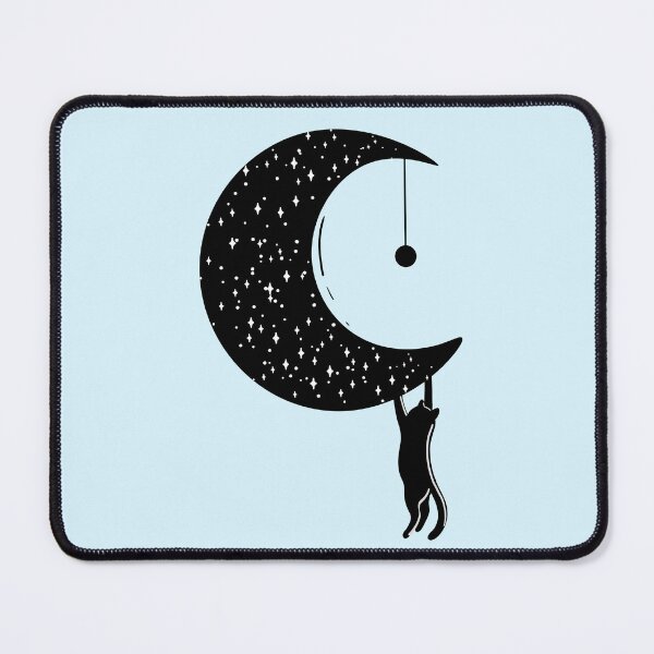 Item preview, Moonlit Whiskers - Icy Blue designed and sold by MaryAura.