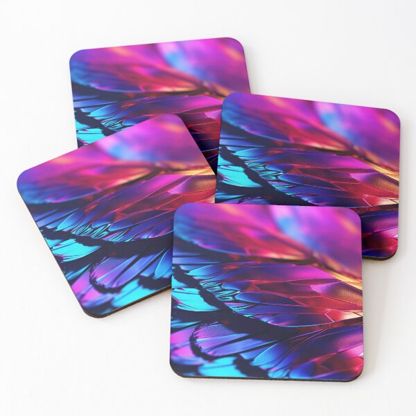 Item preview, Iridescent Feather-Like Patterns Close-Up designed and sold by anytka.