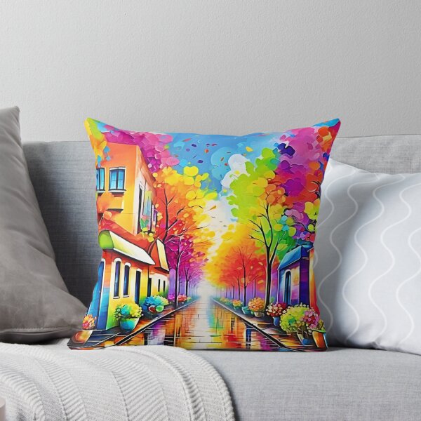 Item preview, Rainbow Street: Vivid Town designed and sold by Health And Fitness Posts e-Store.