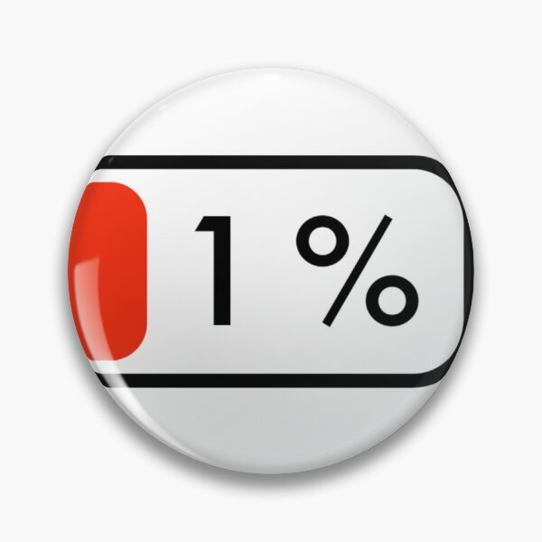 Item preview, one percent battery! designed and sold by cutesystuff83.